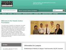 Tablet Screenshot of hawaiijustice.org